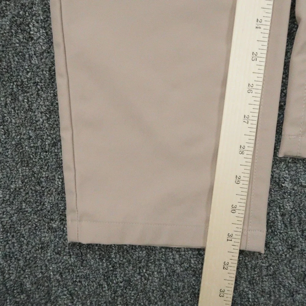 Jack Archer Pants Men 35x32 Oat Khaki Jetsetter Chino Straight Zip Pocket Travel